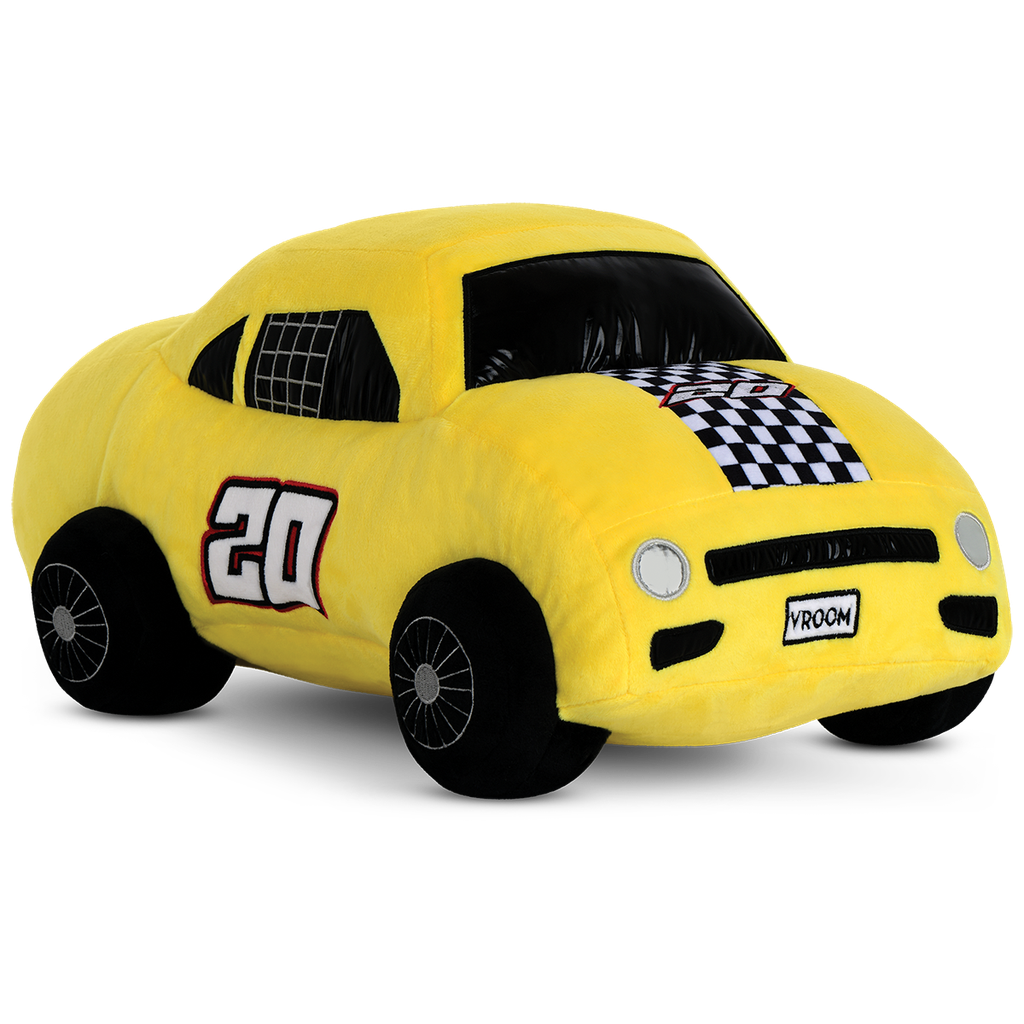 Dirt Racing Pillow Cover Yellow